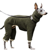 Esobo winter dog coat front view offers snug warmth for walks