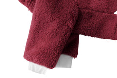 Esobo coat neck-close shows easy-on, easy-off design for busy owners