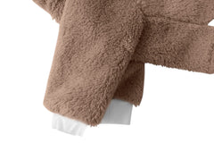 Esobo winter dog coat neck-closure closeup ensures secure fit and easy on/off.