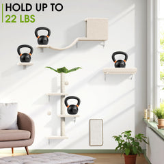 ESOTTE sisal scratcher supports claws and interactive scratching to save furniture.