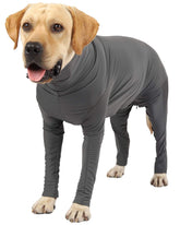 Etdane recovery suit grey xxx-large front view with comfortable mobility