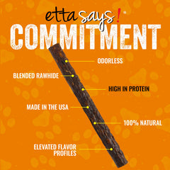 Etta Says elk-flavor crunchy chew as a hearty, protein-rich option