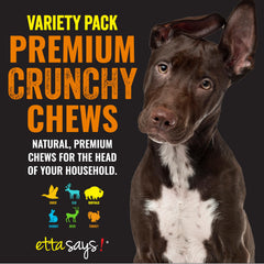 Etta Says rabbit-flavor crunchy chew with protein blend for easy digestion