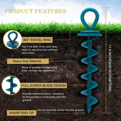 EURMAX heavy-duty stake in hand showcases durable USA design.