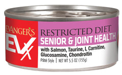 Evanger’s EVX senior health canned cat food with salmon shown to support mobility and vitality