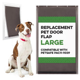 Evergreen Pet Supplies replacement dog door flap ready for PetSafe compatibility and easy access