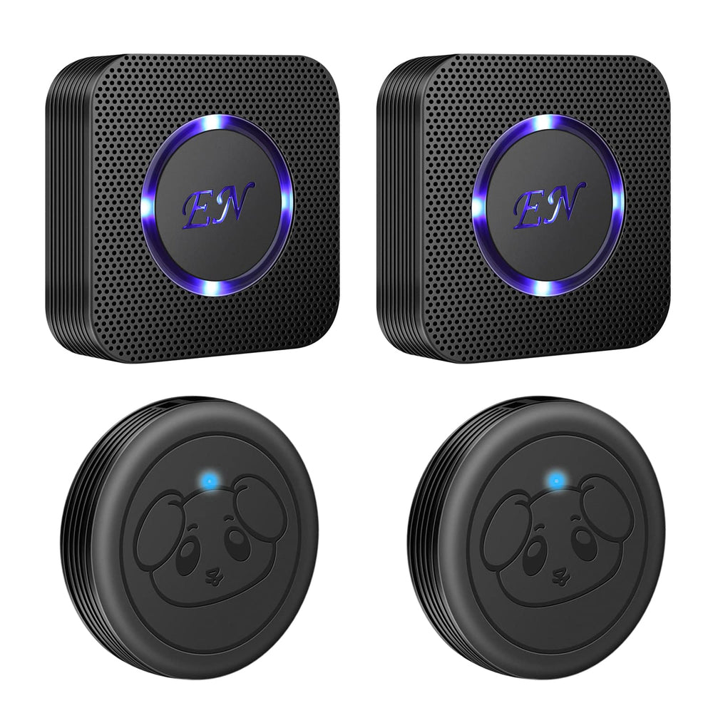 EverNary dog door bell waterproof touch button signals outside access.