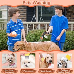 EVILTO 8-in-1 spray patterns ideal for car washing and pet baths.