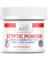 Polvo hemostático Evo Dyne para perros detiene el sangrado al cortar uñas