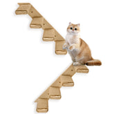 Ewenono catstairs 4steps step 2-8-inch showing secure climbing support
