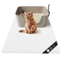 EWX Cat Litter Mat main view shows large coverage to reduce tracking.