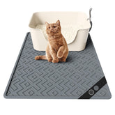 EWX Cat Litter Mat traps litter to keep floors clean and reduce mess.