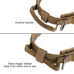 EXCELLENT ELITE SPANKER collar handle closeup illustrates built-in control grip.