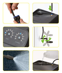 Exo Terra Monsoon Multi II reservoir 8L supports long, maintenance-friendly misting.