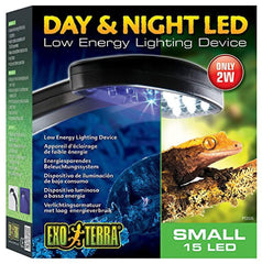 Exo Terra PT2335 Day/Night LED small front view with daylight illumination for terrarium observation