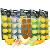 Exotic Nutrition Nectar Pods front-pack shows calcium-fortified jelly treats for pets.