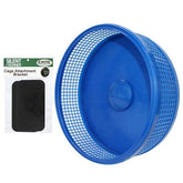 Exotic Nutrition Silent Runner Pro wheel blue front view shows quiet operation for sugar gliders.