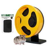 Exotic Nutrition Silent Runner Wheel assembly back view showing whisper-quiet operation for peaceful playtime.