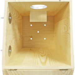 Exotic Nutrition Squirrel Nest Box durable entry emphasizes chew-proof protection for curious climbers