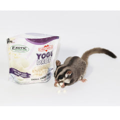 Exotic Nutrition Yogu Drops used for enrichment during playtime.