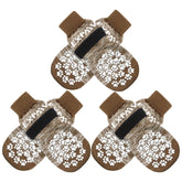EXPAWLORER anti-slip dog socks with side grip for steadier indoor traction.