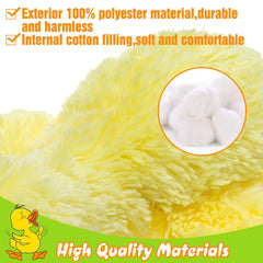 EXPAWLORER plush duck dog toy designed for small to medium dogs