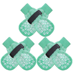 EXPAWLORER 6-piece anti-slip dog socks deter paw licking for comfort