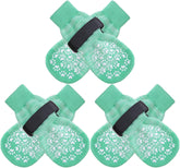 EXPAWLORER 6pcs anti-slip dog socks pack enhances paw protection on slick floors.