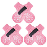 Expawlorer anti-slip dog socks provide secure traction on slick floors for confident indoor walks.