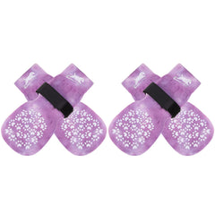 EXPAWLORER calcetines antideslizantes para perros, protegen patas en suelos resbaladizos.