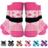 EXPAWLORER calcetines antideslizantes para patas; mejor agarre en suelos lisos.