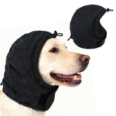 EXPAWLORER dog calming hoodie front view helps ease anxiety during noisy events