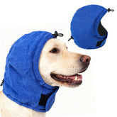 EXPAWLORER dog calming hoodie provides noise protection during fireworks or storms.