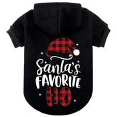 EXPAWLORER Dog Christmas Hoodie front view for festive warmth.