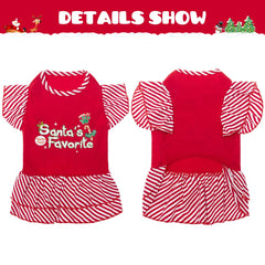 EXPAWLORER dog costume holiday pattern ideal for celebrations.