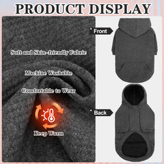 EXPAWLORER hoodie hat detail shows adjustable windproof cap for warmth.