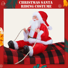 EXPAWLORER dog Santa hood attachment with adjustable chest strap
