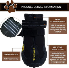 EXPAWLORER reflective straps boost visibility during dawn, dusk, or evening walks.