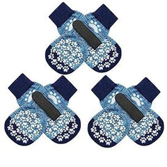 EXPAWLORER dog socks anti-slip top view showing paw protection on smooth surfaces