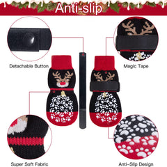 EXPAWLORER dog socks no-slip grip detail for secure wear