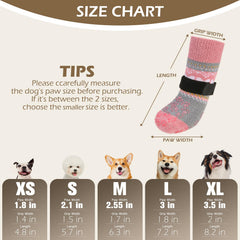 EXPAWLORER soft-pile dog socks offer cozy comfort for paws.
