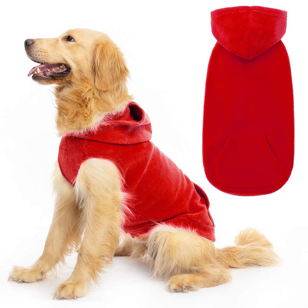 EXPAWLORER sudadera para perro con capucha, abriga durante paseos fríos