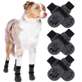 EXPAWLORER 6PCS anti-slip dog socks pack demonstrates paw protection and indoor traction