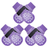 EXPAWLORER 6PCS anti-slip dog socks pack provides extra traction on slick floors