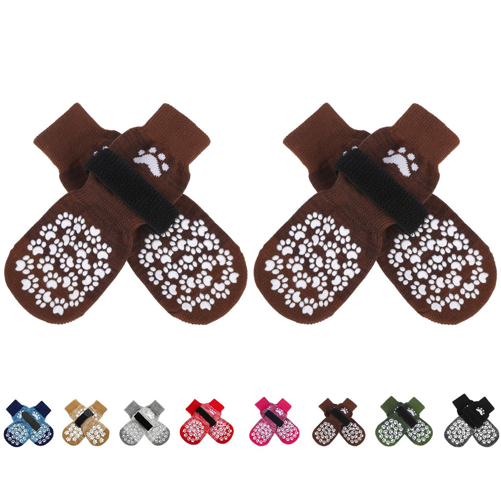 EXPAWLORER calcetines antideslizantes para perros, mayor tracción en suelos lisos