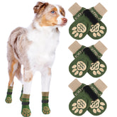 EXPAWLORER dog socks anti-slip traction on smooth floors for safer indoor walks