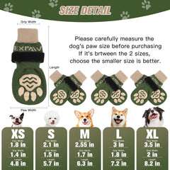 EXPAWLORER paw protector with adjustable magic tape ensures snug fit during activity