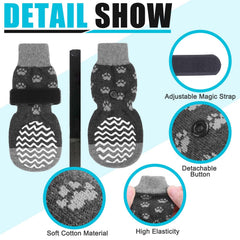 EXPAWLORER zapatos para perros brindan tracción en suelos de madera