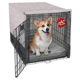Explore Land breathable dog crate cover with 4-sides mesh ventilation for continuous airflow.