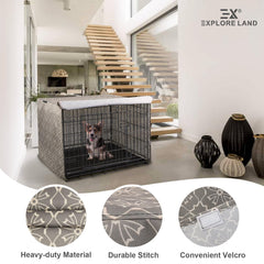 Explore Land crate cover installs easily with hoop-and-loop closures for quick setup.